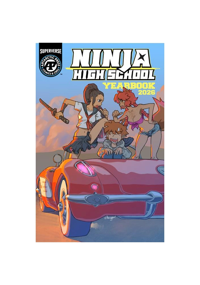 NINJA HIGH SCHOOL YEARBOOK 2026 CVR B DANIEL CORONADO FIRE HORSE VAR