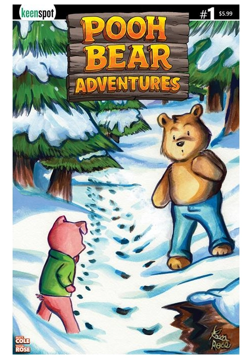 POOH BEAR ADVENTURES #1 CVR A TESSA ROSE (BAGGED WITH TRADING CARD)