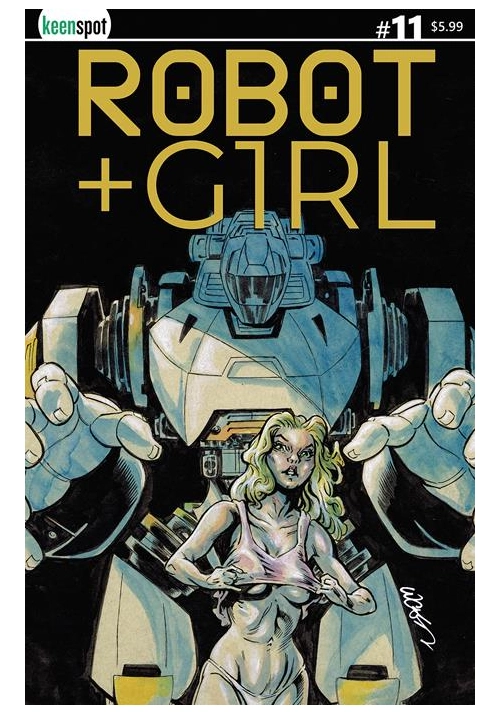ROBOT + GIRL #11 CVR C JOHN LUCAS BAGGED WITH TRADING CARD VAR