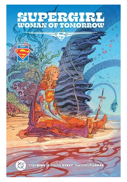SUPERMAN DAY 2026 - SUPERGIRL WOMAN OF TOMORROW THE DELUXE EDITION HC VARIANT DUST JACKET