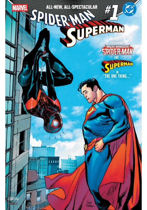 MARVEL/DC: SPIDER-MAN/SUPERMAN #1 SARA PICHELLI VARIANT