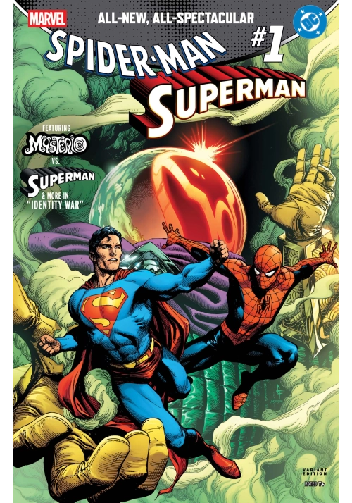MARVEL/DC: SPIDER-MAN/SUPERMAN #1 RYAN STEGMAN VARIANT