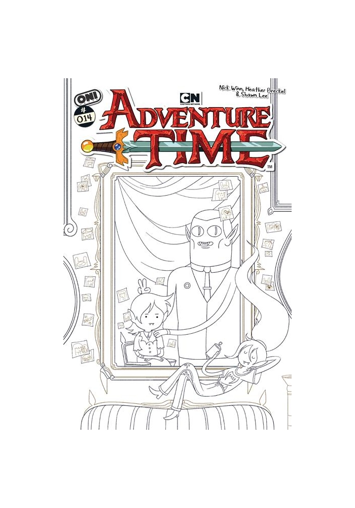 ADVENTURE TIME (2025) #14 CVR E INC 1:20 NICK WINN B&W VAR