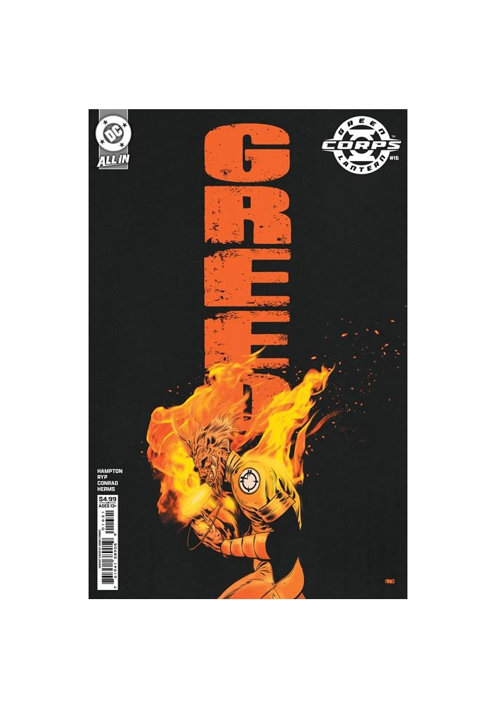 GREEN LANTERN CORPS #16 CVR B JORGE FORNES CARD STOCK VAR