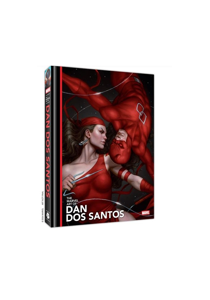 MARVEL ART OF DAN DOS SANTOS HC DIRECT MARKET ED