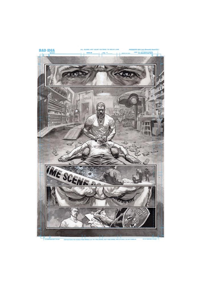 OLYMPUS SAGA MEGALITH #1 (OF 4) CVR J LEWIS LAROSA ORIGINAL ART EDITION 7 VAR