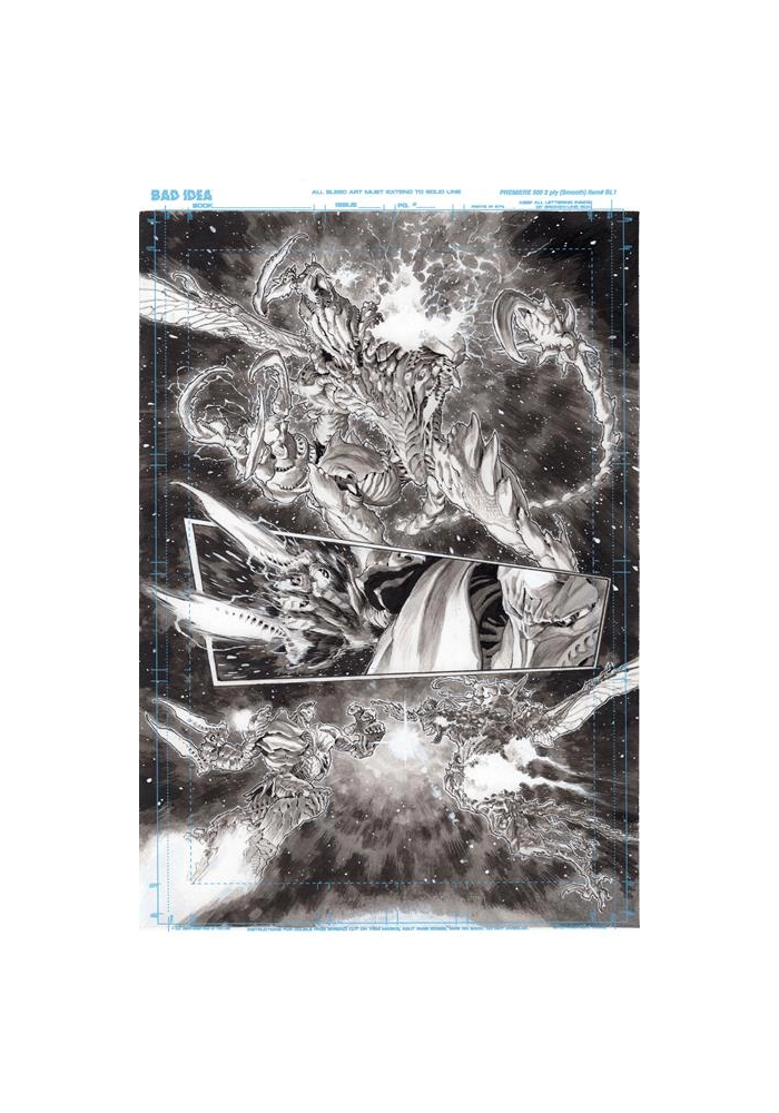OLYMPUS SAGA MEGALITH #1 (OF 4) CVR P LEWIS LAROSA ORIGINAL ART EDITION 13 VAR