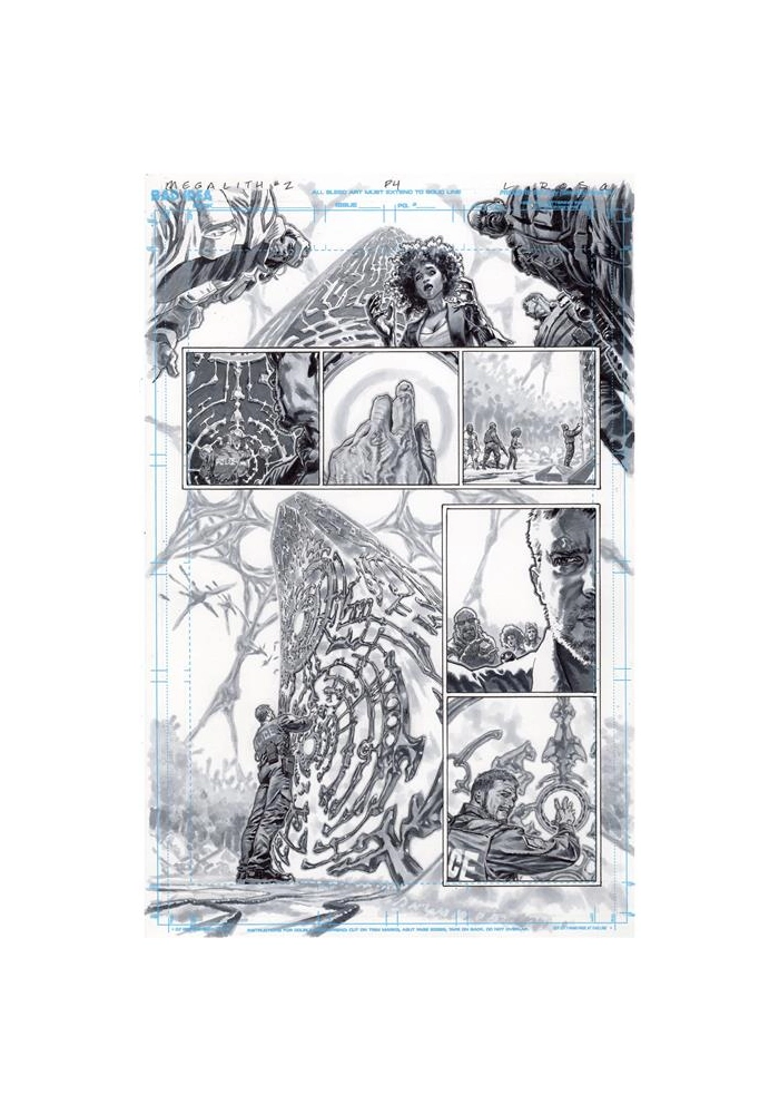 OLYMPUS SAGA MEGALITH #1 (OF 4) CVR X LEWIS LAROSA ORIGINAL ART EDITION 21 VAR