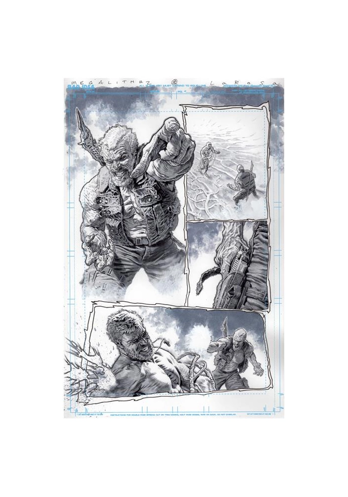 OLYMPUS SAGA MEGALITH #1 (OF 4) CVR ZD LEWIS LAROSA ORIGINAL ART EDITION 27 VAR