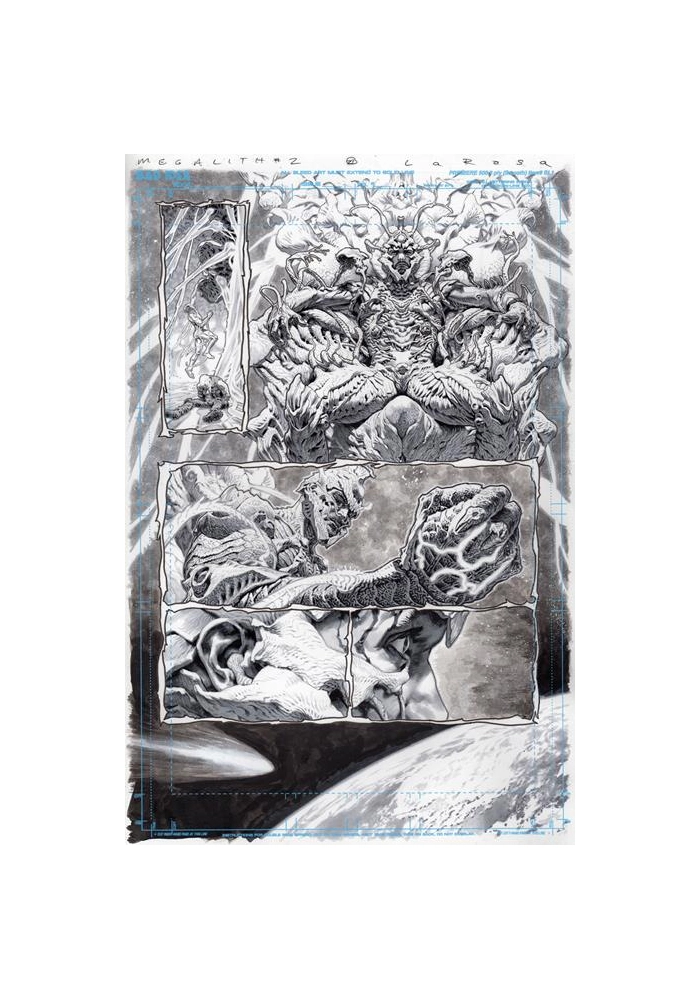 OLYMPUS SAGA MEGALITH #1 (OF 4) CVR ZF LEWIS LAROSA ORIGINAL ART EDITION 29 VAR