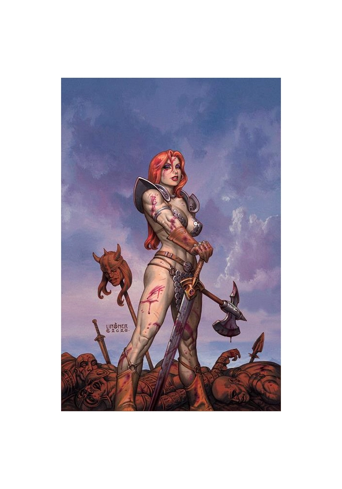 RED SONJA SHE DEVIL WITH A SWORD #1 CVR J JOSEPH MICHAEL LINSNER LTD VIRGIN VAR