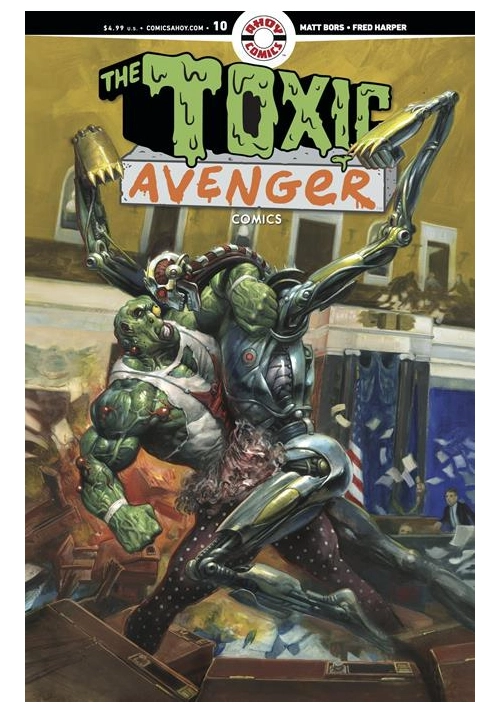 TOXIC AVENGER COMICS #10 CVR A FRED HARPER (MR)