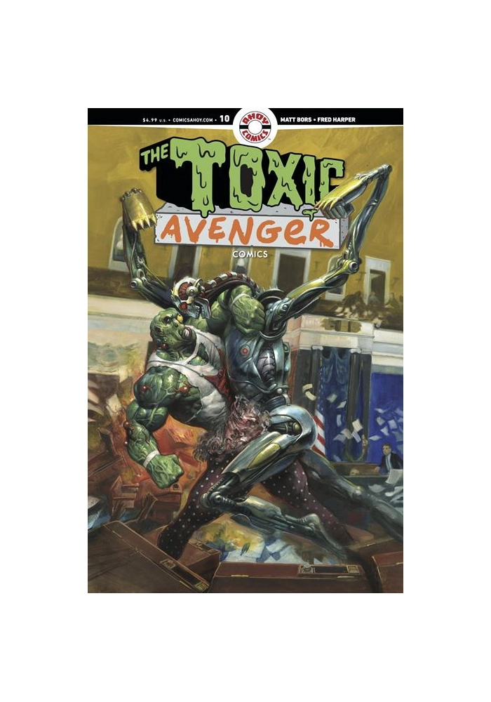 TOXIC AVENGER COMICS #10 CVR A FRED HARPER (MR)