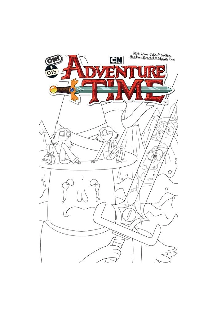 ADVENTURE TIME (2025) #15 CVR E INC 1:20 NICK WINN B&W VAR