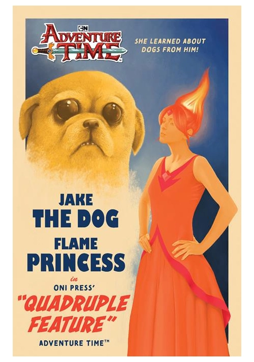 ADVENTURE TIME QUADRUPLE FEATURE #1 (OF 4) CVR B BEN TURNER VAR