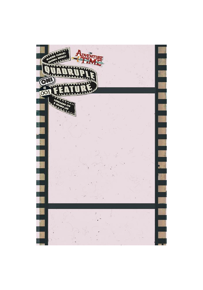 ADVENTURE TIME QUADRUPLE FEATURE #1 (OF 4) CVR C CELLULOID BLANK SKETCH VAR