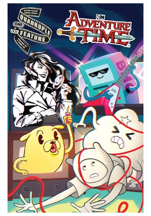ADVENTURE TIME QUADRUPLE FEATURE #1 (OF 4) CVR E INC 1:20 JAKI KING VAR