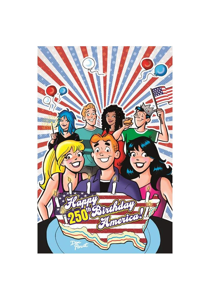 ARCHIE COMICS CELEBRATES AMERICAS 250TH (ONE SHOT) CVR D DAN PARENT FOIL FULL ART VAR