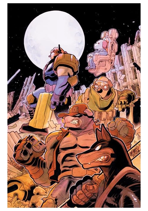 SUPER MONDO MEGA MUTTS #1 (OF 4) CVR H INC 1:20 DAVID LAFUENTE FULL ART VAR