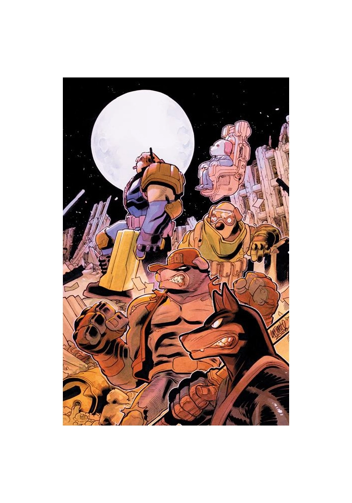 SUPER MONDO MEGA MUTTS #1 (OF 4) CVR H INC 1:20 DAVID LAFUENTE FULL ART VAR