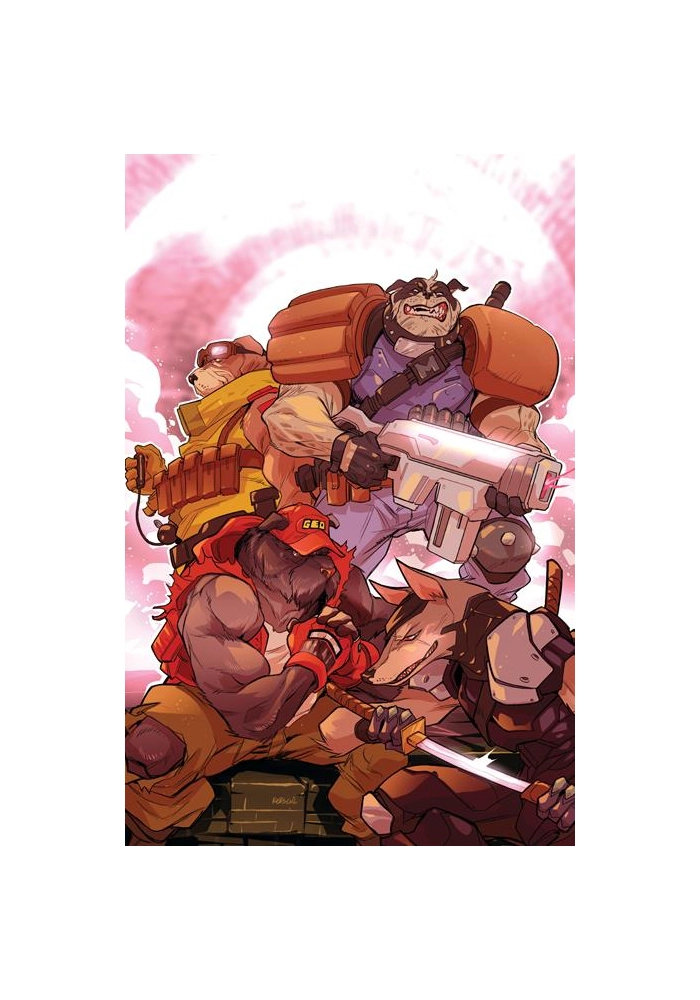 SUPER MONDO MEGA MUTTS #1 (OF 4) CVR I INC 1:50 KARL KERSCHL FULL ART VAR