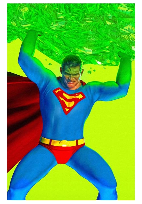 SUPERMAN #40 CVR B MARK SPEARS CARD STOCK VAR