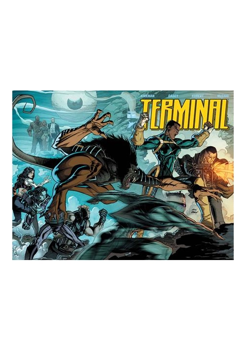 TERMINAL #1 CVR A ANDY KUBERT & DAVE MCCAIG CONNECTING WRAPAROUND (MR)