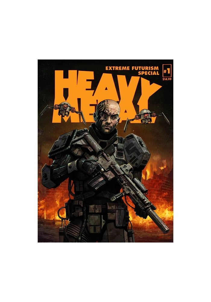 HEAVY METAL MAGAZINE SPECIAL EXTREME FUTURISM #1 CVR B SEDAT OEZGEN CARLOS CABRERA VAR (MR)
