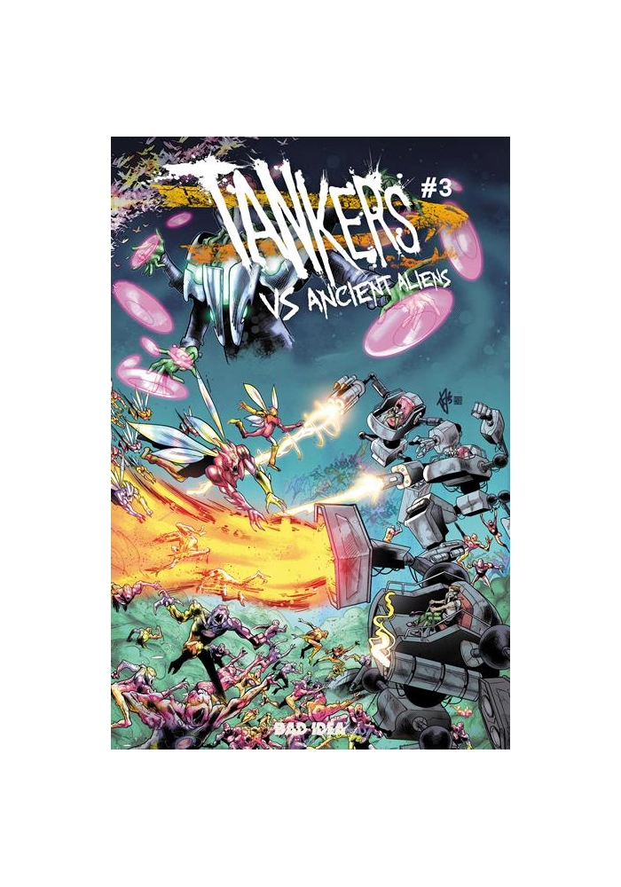 TANKERS VS ANCIENT ALIENS # 3 (OF 5) CVR A FEDERICA MANCIN