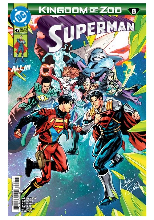 SUPERMAN #42 CVR A LUCAS MEYER CONNECTING (KINGDOM OF ZOD)
