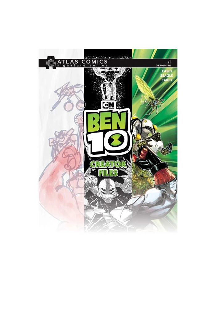 BEN 10 #1 CREATOR FILES (ONE SHOT) CVR C ROBERT CAREY ATLAS EDITION SIGNED BY JOE CASEY VAR