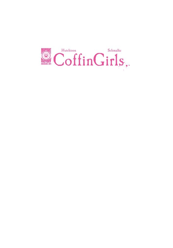COFFIN GIRLS #1 (OF 5) CVR B 10 COPY BLANK SKETCH UNLOCK VAR