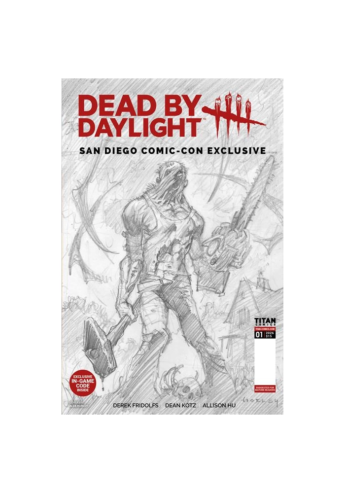 DEAD BY DAYLIGHT THE HILLBILLY #1 SDCC EXCLUSIVE ALEX HORLEY CARDSTOCK INKS VAR (MR)