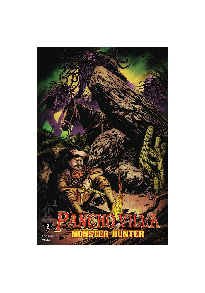 PANCHO VILLA MONSTER HUNTER #2 (OF 3) CVR B CHEMA VAR