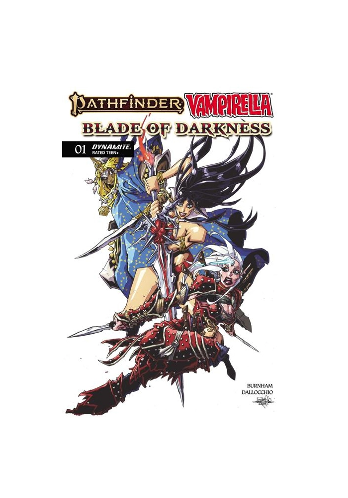 PATHFINDER VAMPIRELLA BLADE OF DARKNESS #1 CVR B ANDREW HUERTA VAR