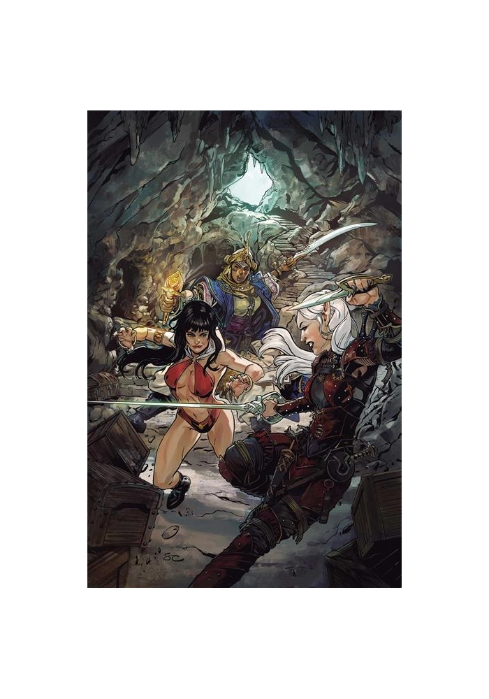 PATHFINDER VAMPIRELLA BLADE OF DARKNESS #1 CVR J INC 1:20 STEVEN CUMMINGS VIRGIN VAR