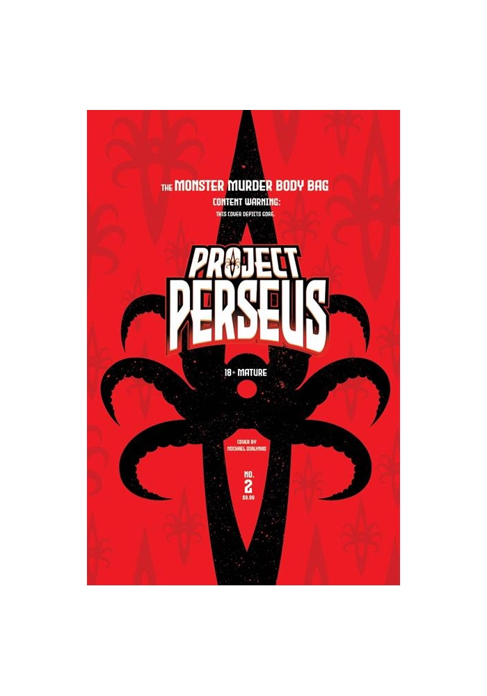PROJECT PERSEUS #2 CVR F MICHAEL DIALYNAS MONSTER MURDER BODY BAG FULL ART VAR