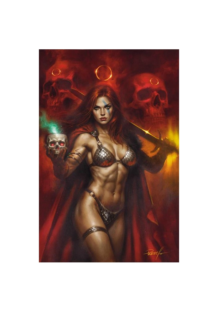 RED SONJA SHE DEVIL WITH A SWORD #6 CVR F LUCIO PARRILLO METAL PREMIUM VAR