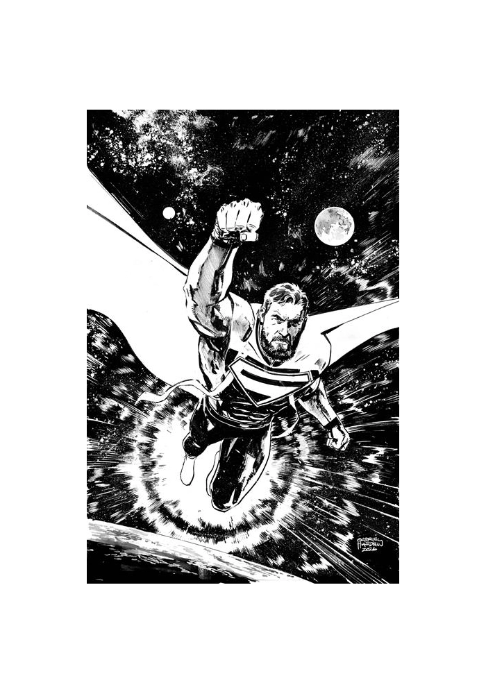 SUPERMAN FATHER OF TOMORROW #6 (OF 6) CVR B GABRIEL HARDMAN CARD STOCK VAR