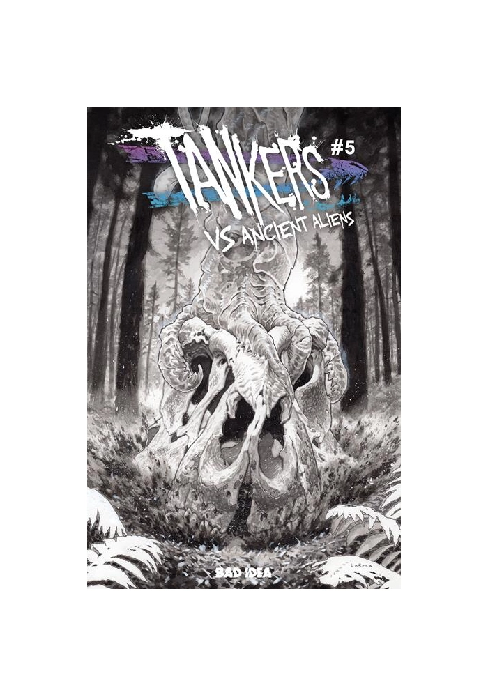 TANKERS VS ANCIENT ALIENS #5 (OF 5) CVR D INC 1:20 LEWIS LAROSA B&W VAR