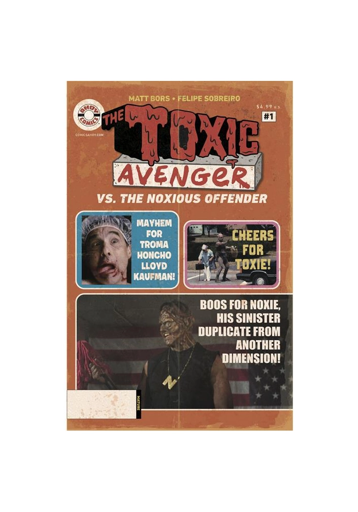 TOXIC AVENGER VS THE NOXIOUS OFFENDER #1 (OF 5) CVR C 5 COPY TROMA PHOTO WRASSLIN MAGAZINE UNLOCK VAR (MR)