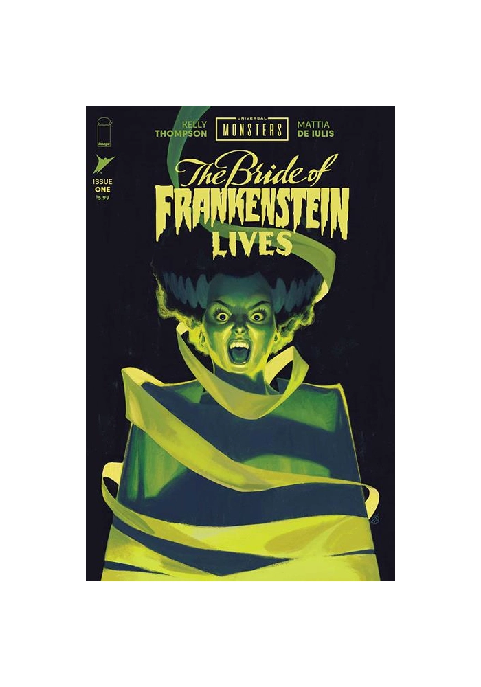 UNIVERSAL MONSTERS THE BRIDE OF FRANKENSTEIN LIVES #1 (OF 4) CVR H INC 1:100 DAVID TALASKI FOIL VAR