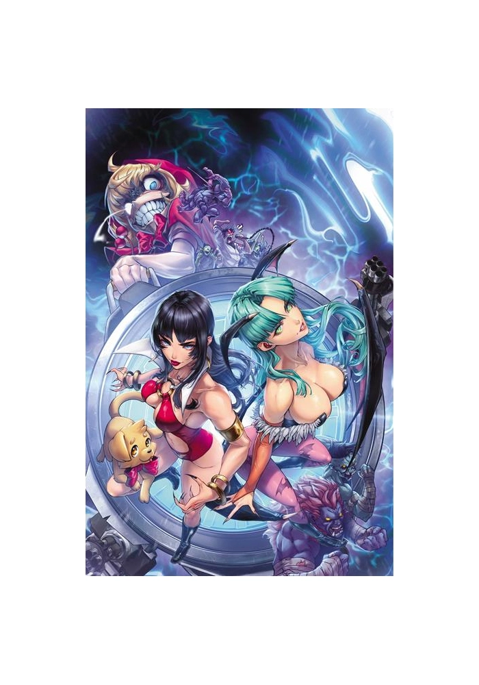 VAMPIRELLA VS DARKSTALKERS SPECIAL #1 (ONE SHOT) CVR N INC 1:25 DRAX VIRGIN VAR