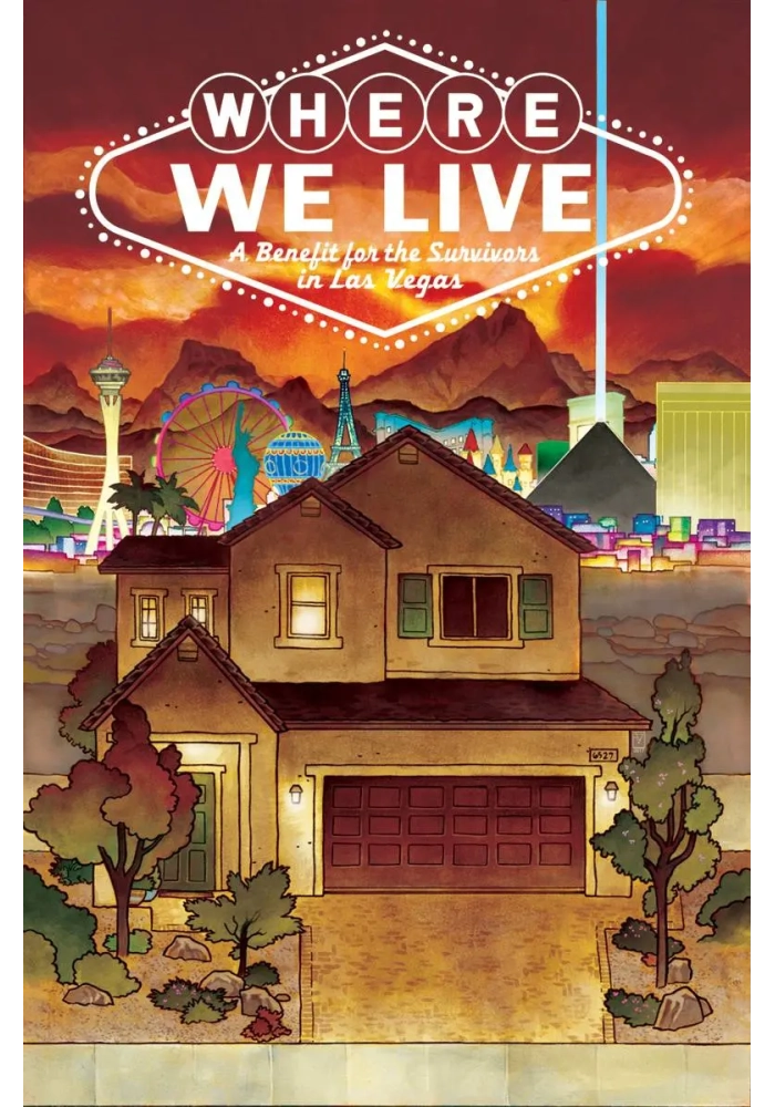 WHERE WE LIVE LAS VEGAS SHOOTING BENEFIT ANTHOLOGY TP