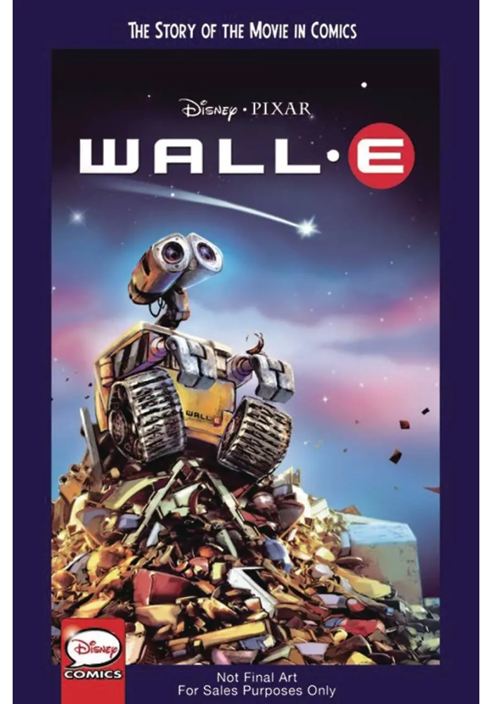 DISNEY PIXAR WALLE STORY OF MOVIE IN COMICS YA GN