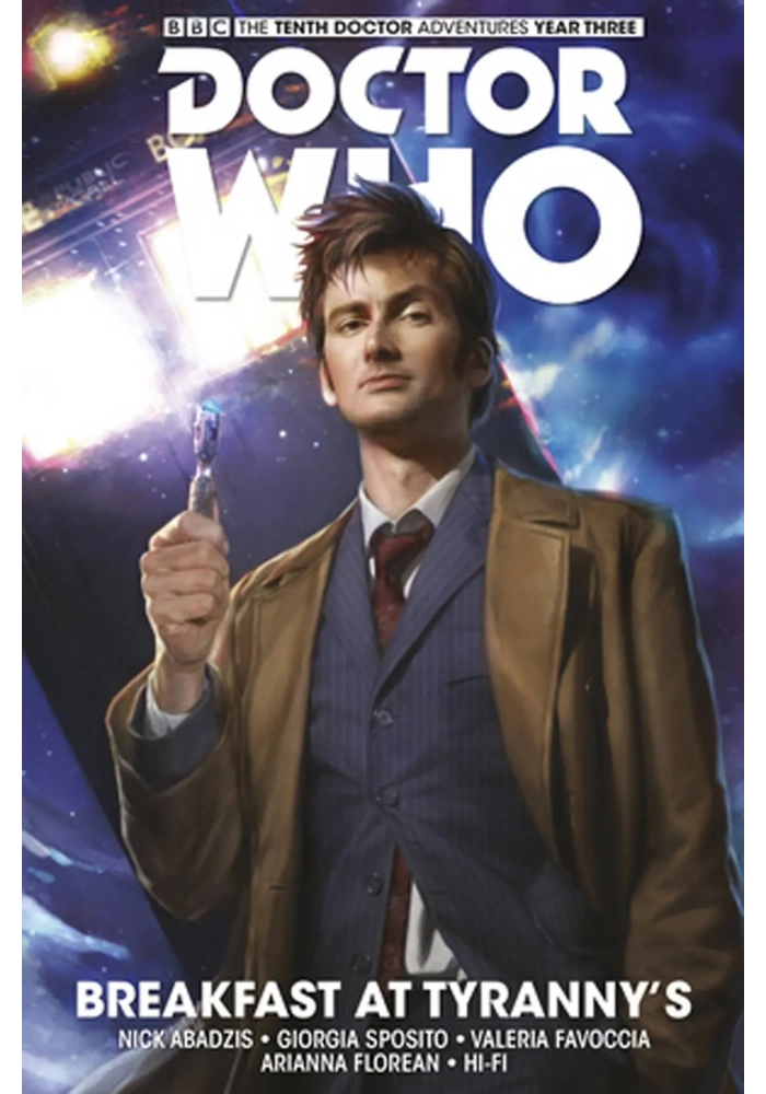 DOCTOR WHO 10TH FACING FATE HC VOL 01 BREAKFAST AT TYRANNYS