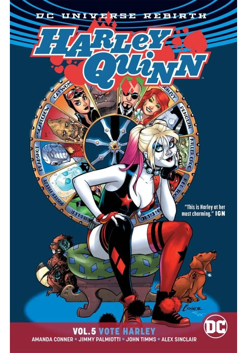 HARLEY QUINN TP VOL 05 VOTE HARLEY REBIRTH