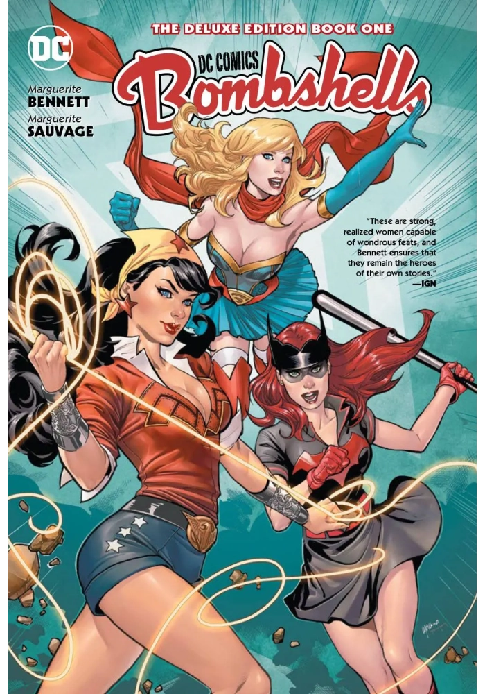 DC BOMBSHELLS THE DELUXE ED HC BOOK 01