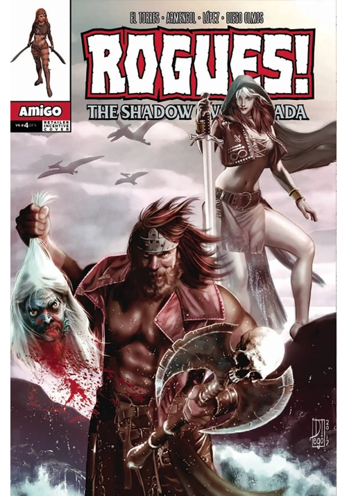 ROGUES SHADOW OVER GERADA #4 10 COPY RETAILER INCENTIVE CVR