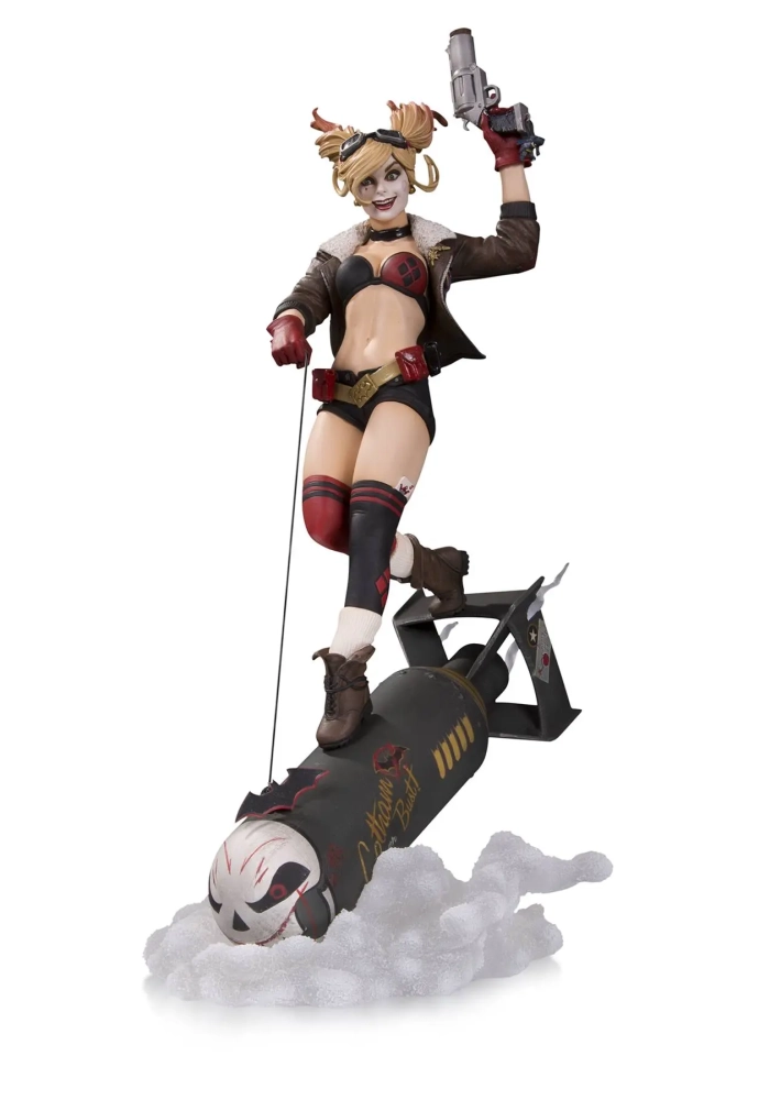 DC BOMBSHELLS HARLEY QUINN DELUXE STATUE